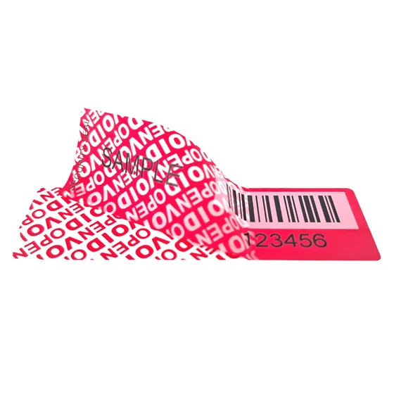 LABEL 100x30mm MIT RÜCKSTAND
