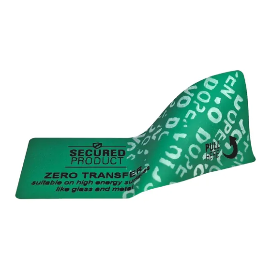 LABEL 78x30mm OHNE RÜCKSTAND